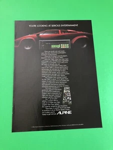 LAMBORGHINI COUNTACH ALPINE VINTAGE ORIGINAL PRINT AD ADVERTISEMENT PRINTED B15 - Bild 1 von 1