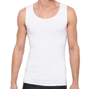 Holeproof Cotton Rib Singlet M1975 White - Picture 1 of 3