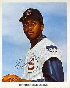 Fergie Jenkins Vintage Signed Jsa Certed Sticker 8x8 Photo Autograph Authentic - Picture 1 of 1