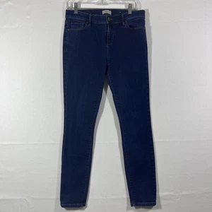 Loft Outlet Jeans Women Size 8 Blue Dark Wash Modern Skinny - Picture 1 of 9