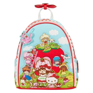 Loungefly Hello Kitty & Friends x Strawberry Shortcake Scented Backpack Bag BNWT - Picture 1 of 8