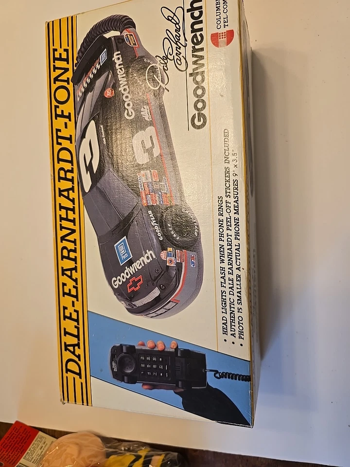 Teléfono Fone Goodwrench Dale Earnhardt #3 Columbia Tel-Com NASCAR Foto 1 de 2
