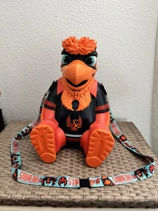 Coachella Valley Firebirds Fuego Popcorn Bucket Mascot Stadium With Lanyard - Picture 1 of 6