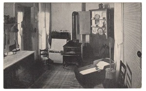 Postcard The Kitchen James Whitcomb Riley Home Greenfield Hancock County Indiana - Picture 1 of 2