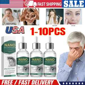 Nano Eye Drops Serum,Natural Nano Lubricant Eye Drops for Dry Eye Presbyopia US` - Picture 1 of 20
