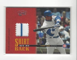 2004 Leaf Shirt Off My Back #18 Sammy Sosa JERSEY Cubs - Picture 1 of 2
