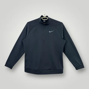 Nike Dri-FIT Pullover Mens Large Black 1/4 Zip Performance Athletic Training Top - Picture 1 of 8