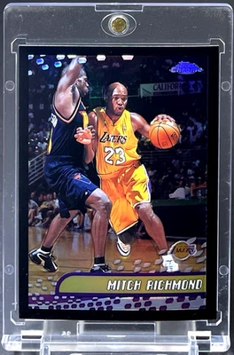 (/50) Mitch Richmond 2001-02 Topps Cromo #93 Negro Refractor Laker Raro Foto 1 de 2