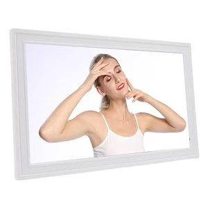 White UK Plug)Digital Photo Frame 18.5 Inch LED LCD Touch Screen 32GB WiFi Elect - Picture 1 of 12