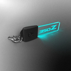 Nissan 350Z LED Light Keyring / Keychain -7 Colour LED - Car Logo - Badge - Picture 1 of 10