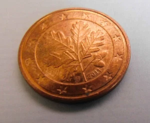 2011-F Bundesrepublik Deutschland 5 Euro Cent Eichenblatt Münze Zwölf Sterne Europa - Bild 1 von 2