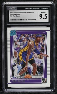 2022 Chronicles Draft Picks Donruss Rated Rookies Tari Eason CGC 9.5 Rookie RC
