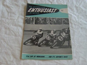 MOTORCYCLE ENTHUSIAST IN ACTION HARLEY DAVIDSON MAGAZINE JULY 1963 Heidelberg - Picture 1 of 3