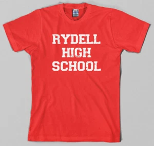 Rydell High School T Shirt - grease, musical, movie, 50s, 70s, john travolta - Picture 1 of 1