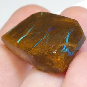 34.2 CT Unpolished Natural Rough Australian Boulder Opal Specimen - Picture 1 of 13
