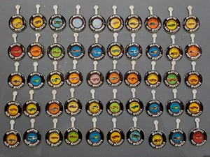 HOT WHEELS Mattel Vintage Redline Tin Button Badges LOT OF APPROX 50 - Picture 1 of 6