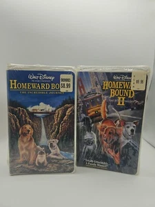 Homeward Bound 1 & 2 Vhs Sealed - Imagen 1 de 3