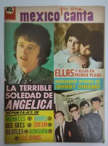 MEXICO CANTA #396 DECEMBER 1968 MEXICAN MAGAZINE THE DOORS /THE BEATLES/MONKEES - Picture 1 of 9
