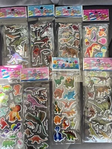 60x Dino Sticker Dinosaurier Aufkleber Basteln Kindergeburtstag - Bild 1 von 2
