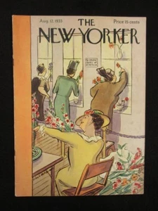 Vintage New Yorker Magazin 12. August 1933 Helen E. Hokinson Cover Artwork - Bild 1 von 4