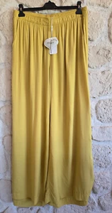 Pantalon fluide moutarde Lime marque Mat Fashion (jr) - Imagen 1 de 5