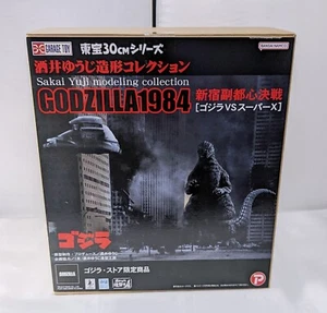 Toho 30cm Godzilla 1984 Sakai Yuji Modeling Collection vs Super X Shinjuku - Picture 1 of 9