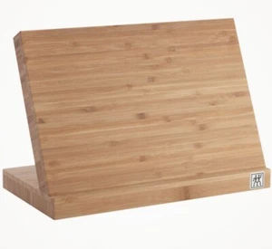 Bloque de cuchillos de bambú marrón Zwilling Henckels vacío - Imagen 1 de 6