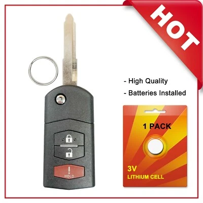For 2006 2007 2008 2009 2010 2011 2012 2013 2014 2015 Mazda 5 Keyless Remote Fob - Image 1 of 2