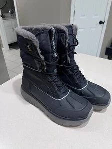Botas impermeables de piel de oveja gris "City Nutte" UGG AUstralia para hombre talla 13 - Imagen 1 de 5