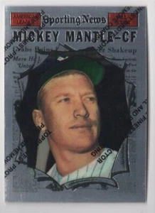 1997 Topps Mickey Mantle Reprints Finest MICKEY MANTLE - Picture 1 of 2