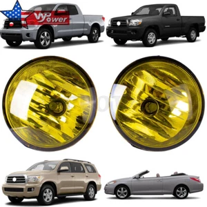 Luz antiniebla amarilla para Toyota Tacoma 05-11 Sequoia 08-15 Tundra 07-13 Solara 04-06 - Imagen 1 de 6