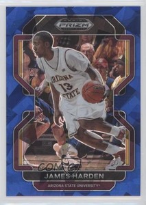 2022-23 Panini Prizm Draft Picks Blue Ice Prizm /99 James Harden #20