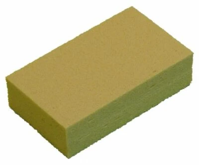 Zephyr 56136 Dover Dry Rubber Smoke Sponge, 6" L, Yellow (Case of 36)