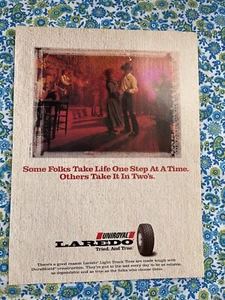 Vintage 1997 Uniroyal Laredo Reifen Printanzeige - Bild 1 von 7