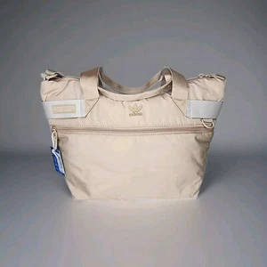 NEW! NWT ADIDAS ORIGINALS Puffer Tote in Magic Beige - Picture 1 of 11