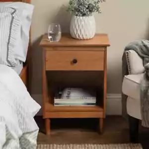 New Modern Home Furniture 1-Drawer Nightstand Bed Side Table Bedroom Drawer - Picture 1 of 2