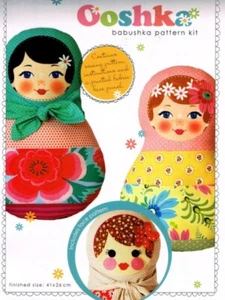 Ooshka Babushka Pattern Kit Black Hair - Picture 1 of 3