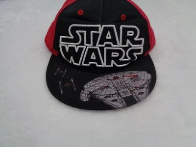Gorra Star Wars Niño Niña Juvenil Negra Roja Logo Halcón Milenario Snapback Foto 1 de 4
