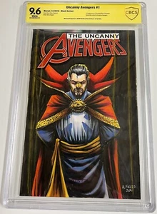 Uncanny Avengers 1 Original Boceto Cubierta Variante Adam Fields Doctor Strange 9.6 - Imagen 1 de 5