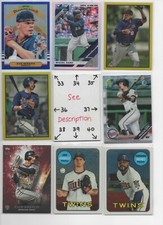 Minnesota Twins LOADED U-PICK Serial #'d JERSEY AUTO Rookie BUXTON BERRIOS MAUER