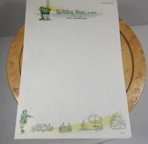Vintage Holiday Inn Rolla Missouri Highway 66 Hotel stationär Briefkopf Papier - Bild 1 von 8