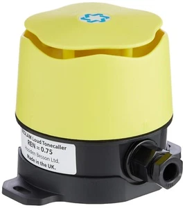 8472400 Bedlam Trade Llamador de Tonos Fuertes, Estuche Amarillo con Base Negra - Imagen 1 de 1