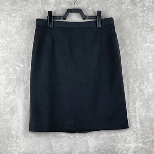 Ann Taylor Loft Damen A-Linie knielanger Rock schwarz Größe 4 - Bild 1 von 10
