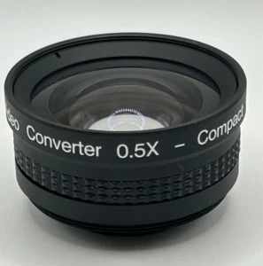 Jessop Video Converter 0.5X Compact Wide Angle Lens With Case/Adapter/Filter - Picture 1 of 10