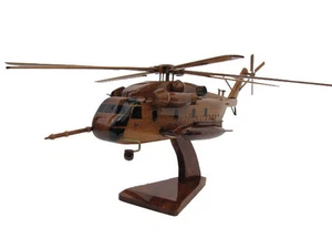 CH-53E Super Stallion USMC Marina Helicóptero Aviación Madera Modelo de Madera Nuevo - Imagen 1 de 5