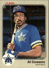 1983 Fleer Seattle Mariners Baseball Card #477 Al Cowens