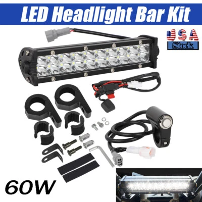 For Honda CRF110 CRF250R CRF450RX Plug-n-Play Headlight Light Bar Lighting Kit - Image 1 of 4