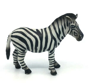 Schleich Zebra Toy Figure 1998 retired 14148 Play Zoo 3.25 inches Vintage - Picture 1 of 8