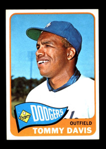 1965 TOPPS "TOMMY DAVIS" LOS ANGELES DODGERS #370 NM-MT (COMBINED SHIP)