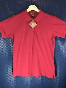 Polo golf uomo manica corta Harriton nuova taglia L rossa - Foto 1 di 7